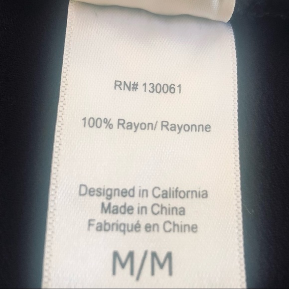 L*Space Noveau Dress Swim Cover-Up in Black M - Picture 10 of 10